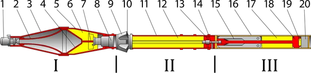 Bulgarian-manufactured RPG projectile, RPG-7-compatible anti-tank projectile, Munitions - view 1