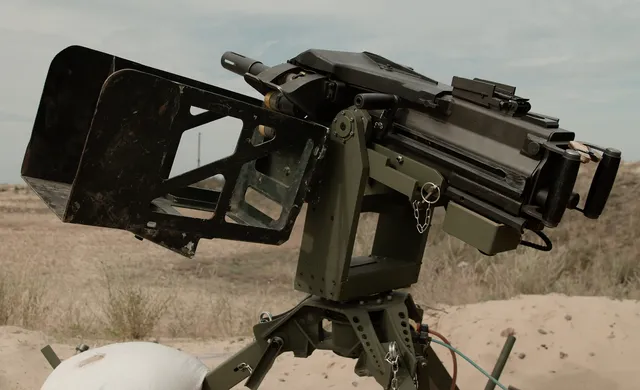 BURIA remotely operated weapon station, Remotely operated weapon station, Support Equipment - view 1