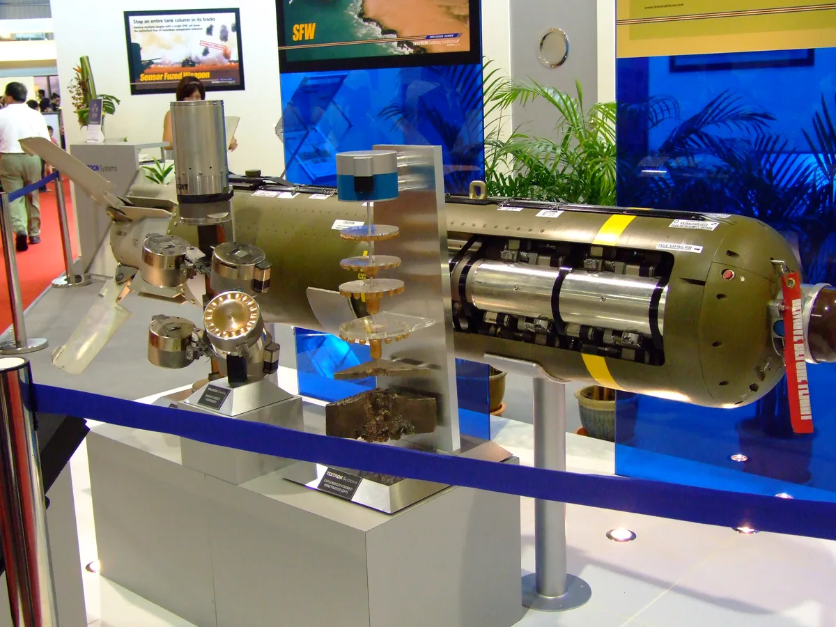 CBU-105 Sensor Fuzed Weapon, Cluster munition, Munitions