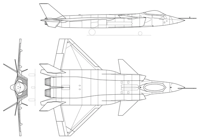 Chengdu J-20, Stealth air superiority fighter, Aircraft & UAVs - view 2