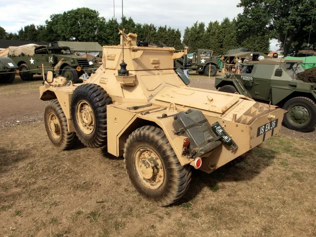Daimler Ferret armoured car, 4x4 armored reconnaissance car, Armored Vehicles - view 1