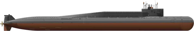 Delta III-class submarine, Ballistic missile submarine, Naval Systems - view 2