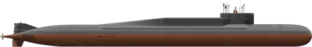 Delta IV-class submarine, Nuclear-powered ballistic missile submarine class, Naval Systems - view 3