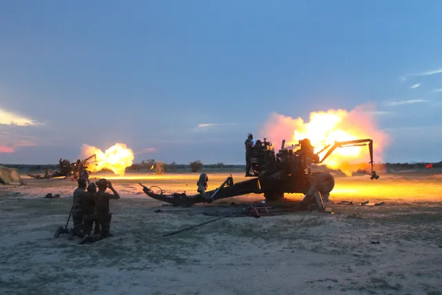 Dhanush, 155 mm / 45 calibre towed artillery gun system, Artillery - view 1