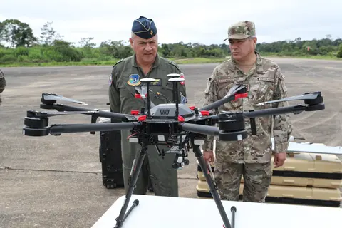 DJI Matrice 600 weaponized quadcopter, Commercial hexacopter UAV, Aircraft & UAVs