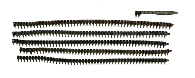 DM1 ammunition belt, German non-disintegrating metallic link ammunition belt, Support Equipment - view 1