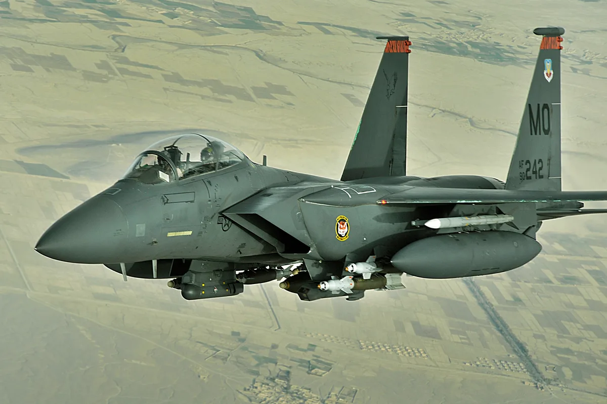 F-15E Strike Eagle, Dual-role strike fighter, Aircraft & UAVs - 2023 Israel-Hamas War