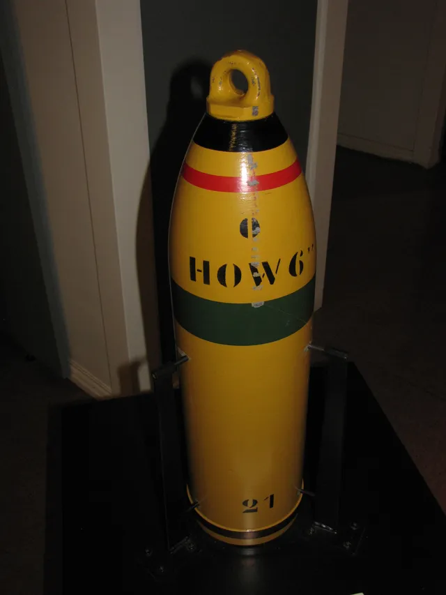 F-533K high-explosive shell, 152 mm old high-explosive shell, Munitions - view 1