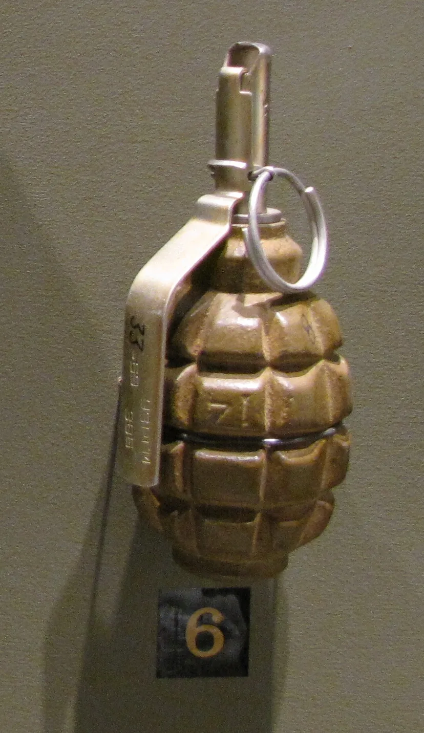 F1 hand grenade, Defensive anti-personnel fragmentation hand grenade, Infantry Weapons