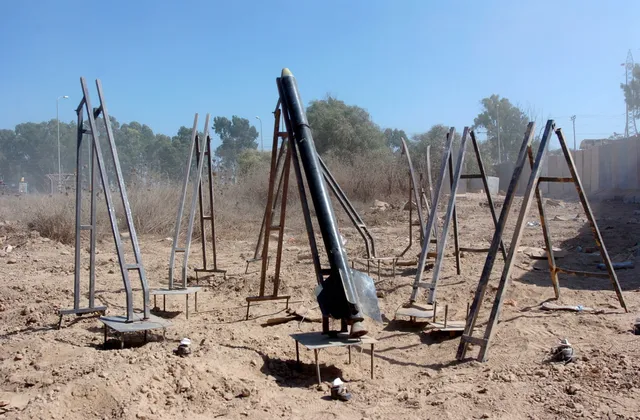 Fixed rail launcher, Fixed rail rocket launcher, Artillery - view 1