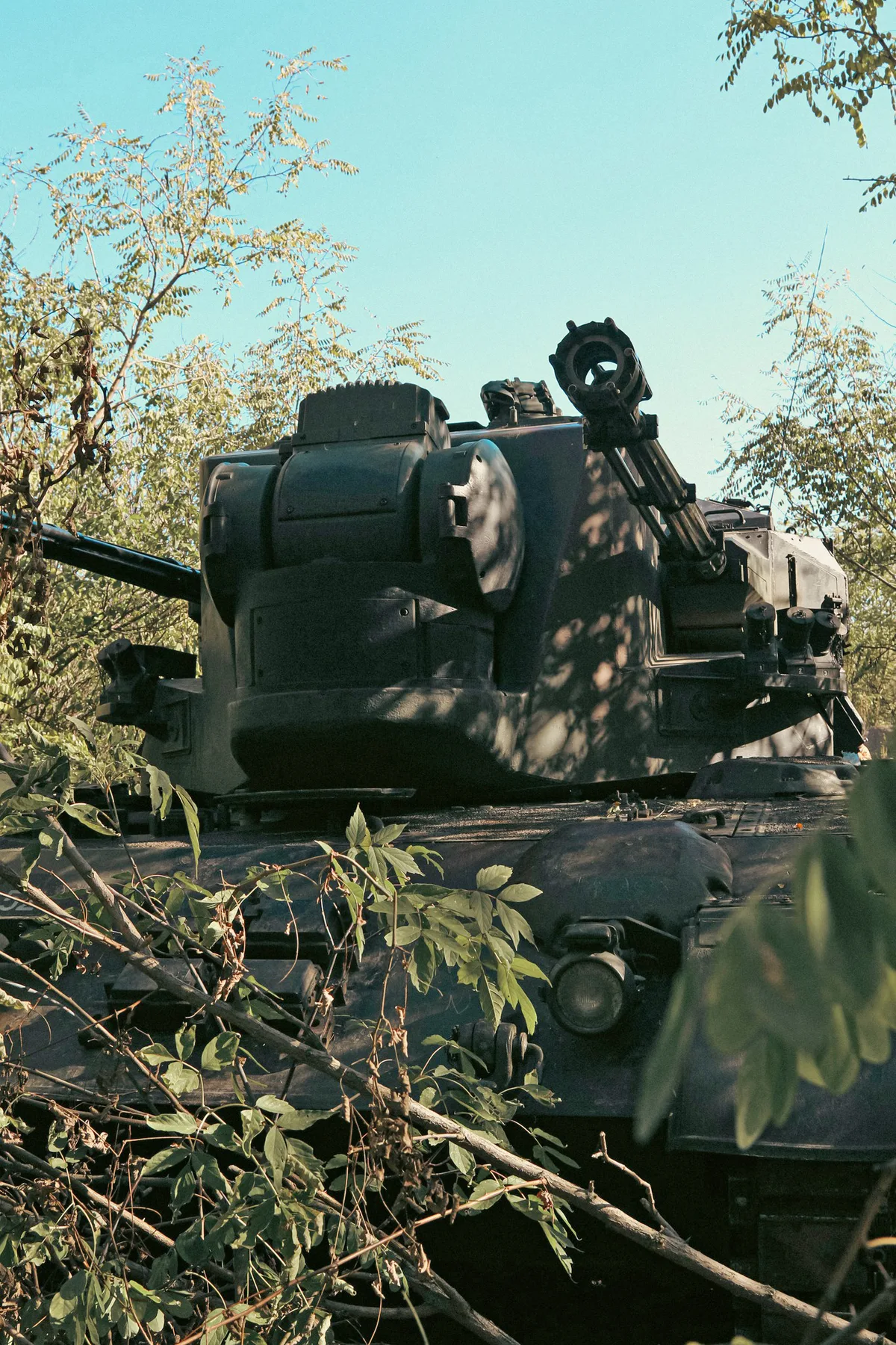 Flakpanzer Gepard, Self-propelled anti-aircraft gun, Air Defense - 2014 Russia-Ukraine War