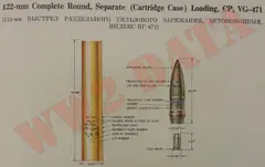 G-471, 122 mm anti-concrete shell, Munitions