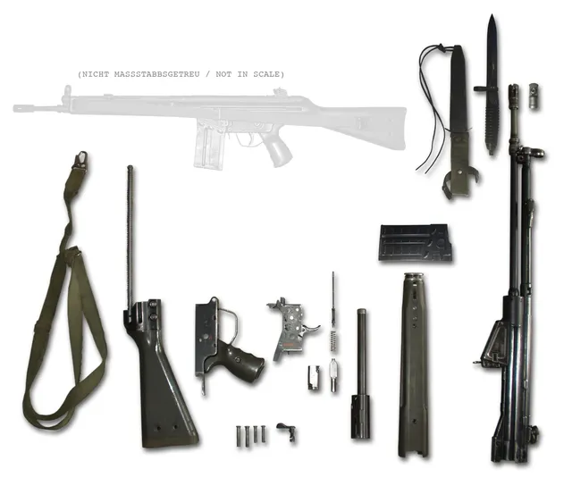 Heckler & Koch G3, 7.62 mm select-fire battle rifle, Infantry Weapons - view 1