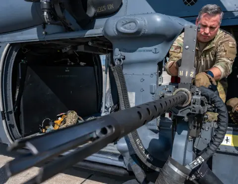 GAU-18/A machine gun, .50 caliber machine gun, Infantry Weapons