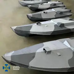 Grad-armed Sea Baby drones, Rocket-armed unmanned surface vessel, Aircraft & UAVs