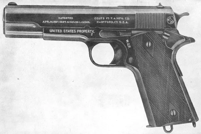 Handgun/pistol, Handheld small arm / sidearm, Infantry Weapons - view 3