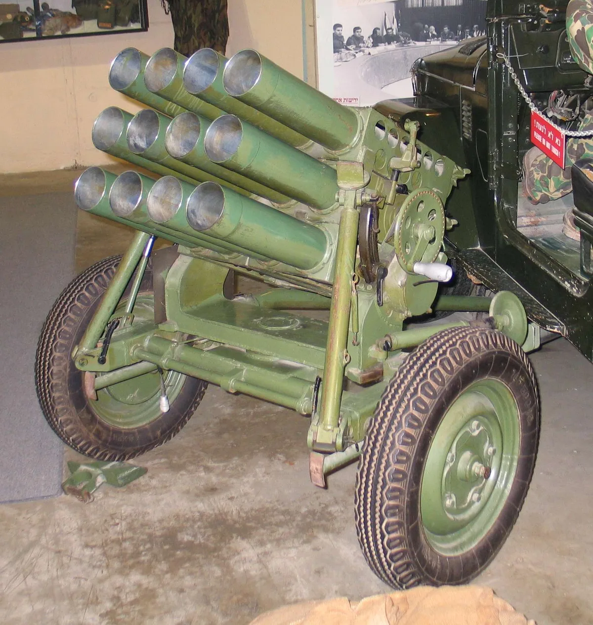 Haseb/Fajr-1 107 mm rocket, Unguided 107 mm artillery rocket, Artillery - 2023 Israel-Hamas War
