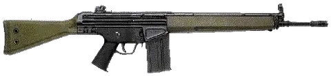 Heckler & Koch G3, 7.62 mm select-fire battle rifle, Infantry Weapons