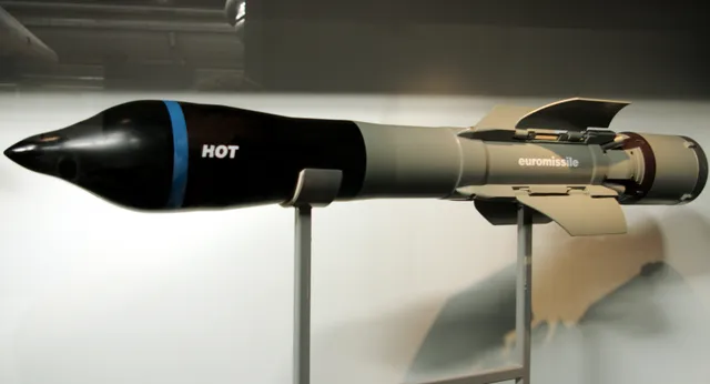 HOT anti-tank guided missile, Wire-guided anti-tank guided missile, Munitions - view 1