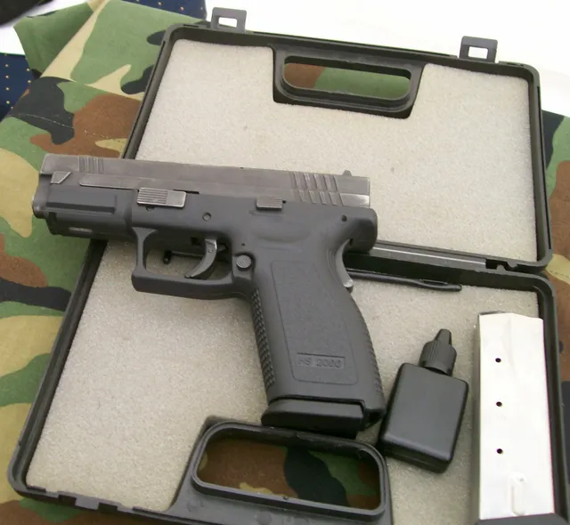 HS-9 pistol, 9x19 mm semi-automatic pistol, Infantry Weapons - view 2