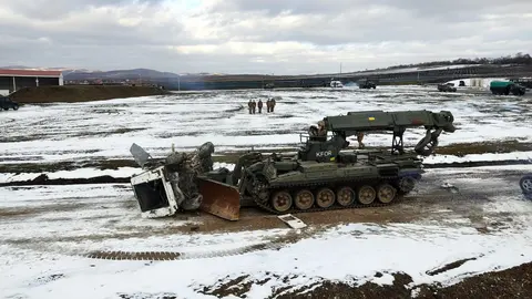 IMR-2, Tracked combat engineering obstacle-clearing vehicle, Support Equipment