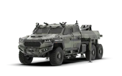 Inguar 6x6 repair and evacuation vehicle render