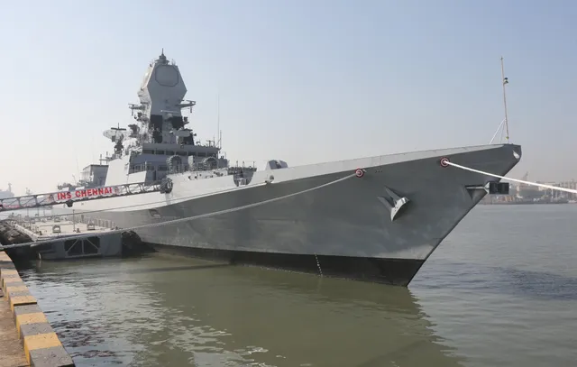 INS Chennai, Indian Navy stealth guided-missile destroyer, Naval Systems - view 1