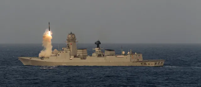 INS Chennai, Indian Navy stealth guided-missile destroyer, Naval Systems - view 2