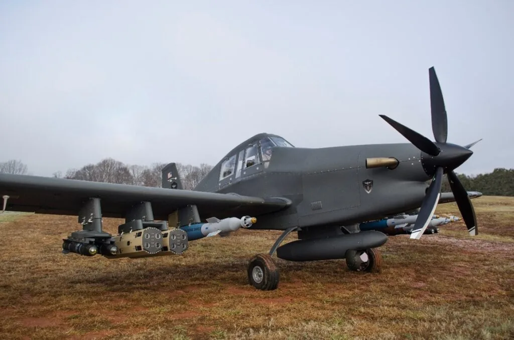 IOMAX Archangel, Armed surveillance and light attack turboprop aircraft, Aircraft & UAVs