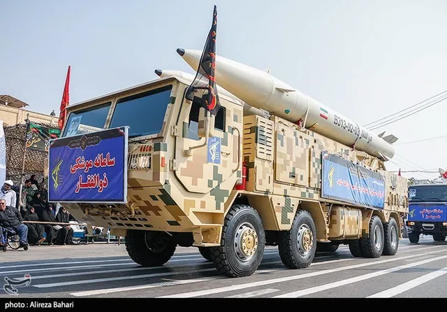 Zolfaghar Ballistic Missile, Short-range ballistic missile, Artillery - view 1