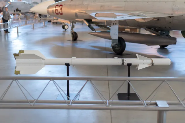 K-13 missile, Short-range infrared homing air-to-air missile, Munitions - view 2