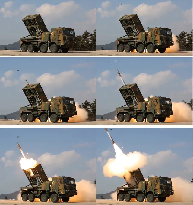 K239 Chunmoo, Wheeled multiple rocket launcher system, Artillery - view 1