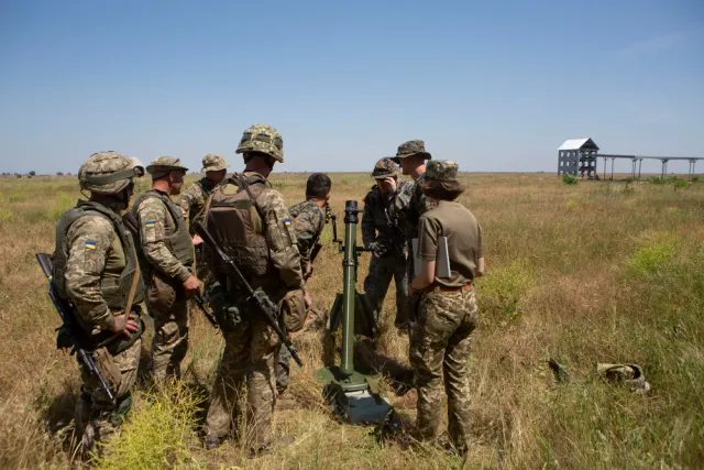 KBA-48M 82 mm mortar, 82 mm portable mortar, Artillery - view 1