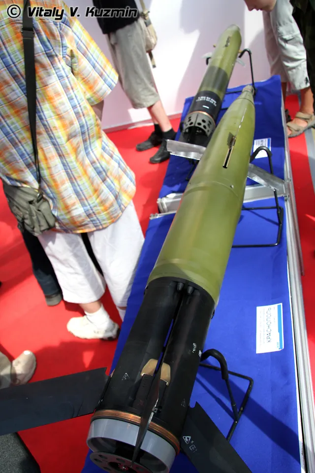 Kitolov-2M, 122 mm semi-active laser-guided artillery projectile, Munitions - view 1
