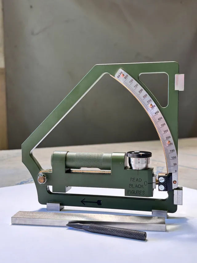 KM-1J gunner's quadrant, Indirect-fire elevation measuring instrument, Support Equipment - view 2