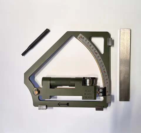 KM-1J gunner's quadrant, Indirect-fire elevation measuring instrument, Support Equipment