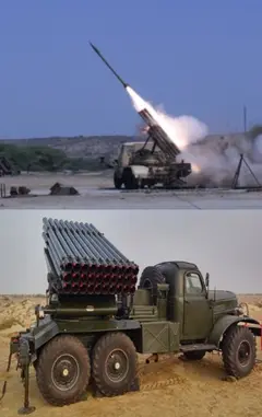 Yarmuk 122 mm rocket, 122 mm high-explosive artillery rocket, Munitions