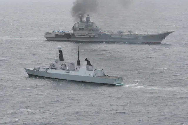 Kuznetsov-class aircraft carrier, Heavy aircraft-carrying cruiser / STOBAR aircraft carrier, Naval Systems - view 1