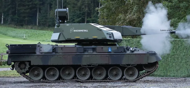 Leopard 1 Skyranger 35, Tracked self-propelled short-range air-defense gun system, Air Defense - view 2