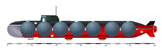 Losharik submarine, Deep-diving special-purpose submarine, Naval Systems - view 1