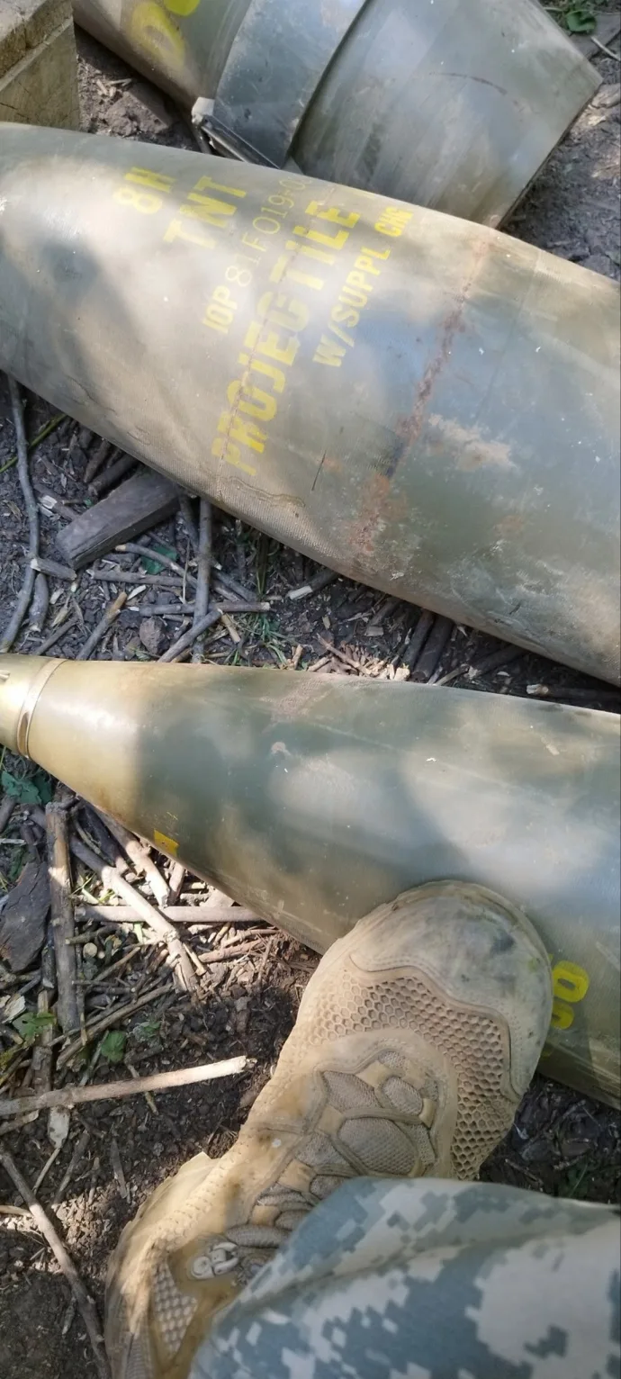 M106 203 mm high-explosive fragmentation projectile, 203 mm high-explosive fragmentation projectile, Munitions - 2014 Russia-Ukraine War