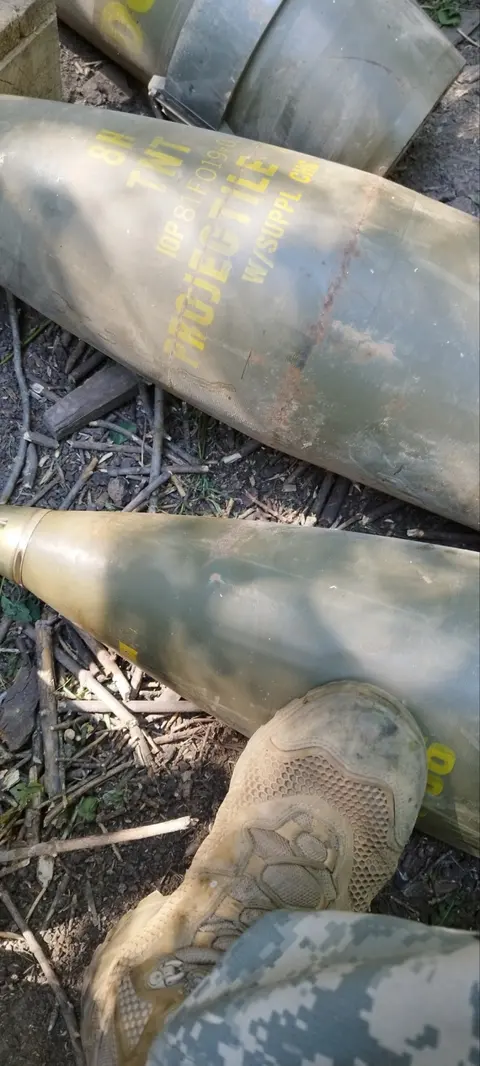 M106 203 mm high-explosive fragmentation projectile, 203 mm high-explosive fragmentation projectile, Munitions