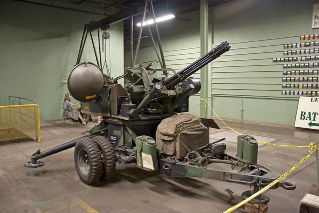 M167 Vulcan, Towed 20 mm short-range anti-aircraft gun, Air Defense - view 1