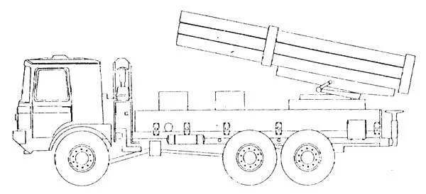 M1985 / M1991 240 mm multiple rocket launcher family, 240 mm multiple launch rocket system family, Artillery - view 1