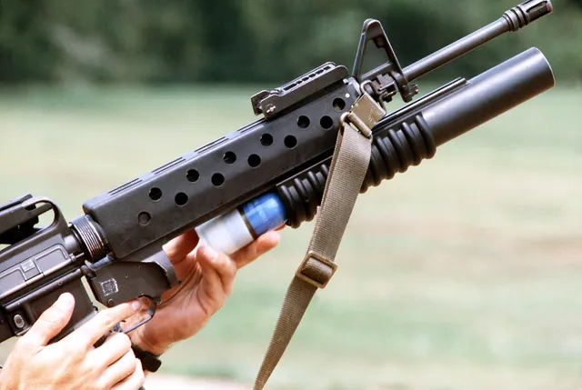 M203 40 mm grenade launcher, Under-barrel grenade launcher, Infantry Weapons - view 3