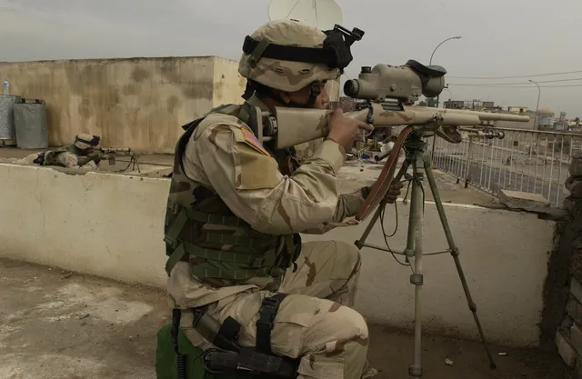 M24 sniper rifle, Bolt-action sniper rifle, Infantry Weapons - view 3