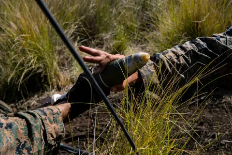 M720A1 60 mm high explosive cartridge, 60 mm high-explosive mortar cartridge, Munitions