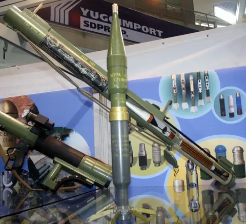 M80 Zolja, Disposable 64 mm anti-tank rocket launcher, Infantry Weapons
