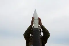 M930 Visible Light Illuminating Cartridge, 120 mm illuminating mortar cartridge, Munitions