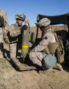 M982 Excalibur guided artillery projectile, 155 mm GPS/INS-guided artillery projectile, Munitions